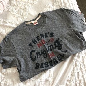Homage There’s No Crying in Baseball tshirt